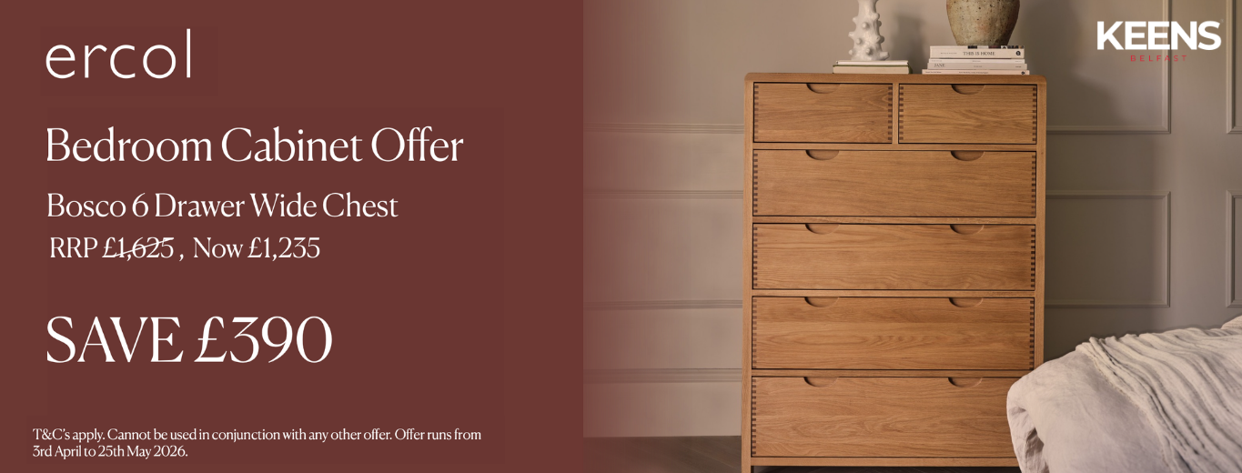 Ercol Bedroom Cabinet Offer - Bosco