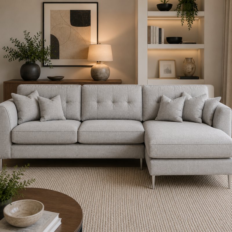 Roxanne - Large Chaise Sofa - Arm on Left | Chaise on Right Roxanne - Large Chaise Sofa - Arm on Left | Chaise on Right