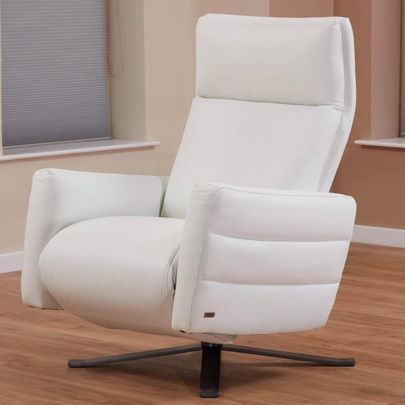Natuzzi Editions - Istante - E44 - Swivel Chair with Electric Recliner and Battery Natuzzi Editions - Istante - E44 - Swivel Chair with Electric Recliner and Battery