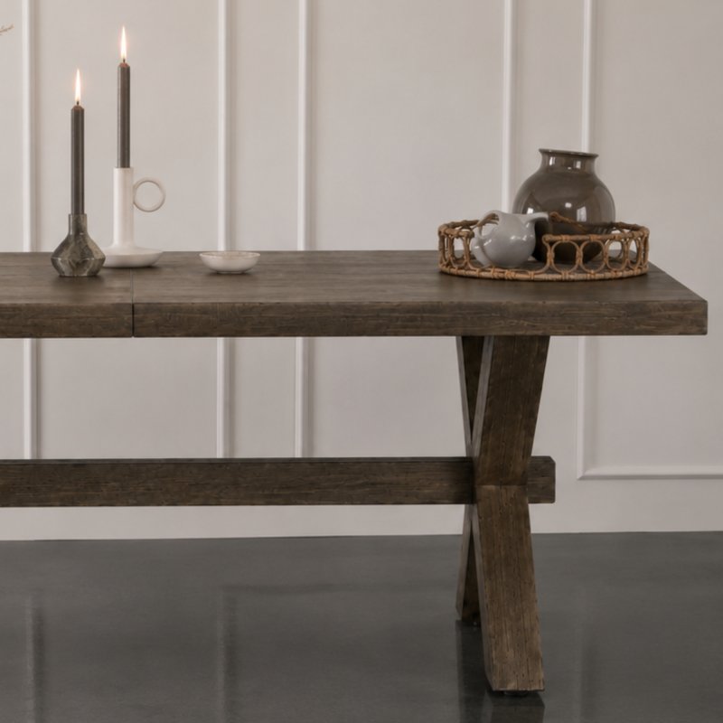 KEENS Kustom - Ancona Extending Dining Table Solid Top KEENS Kustom - Ancona Extending Dining Table Solid Top