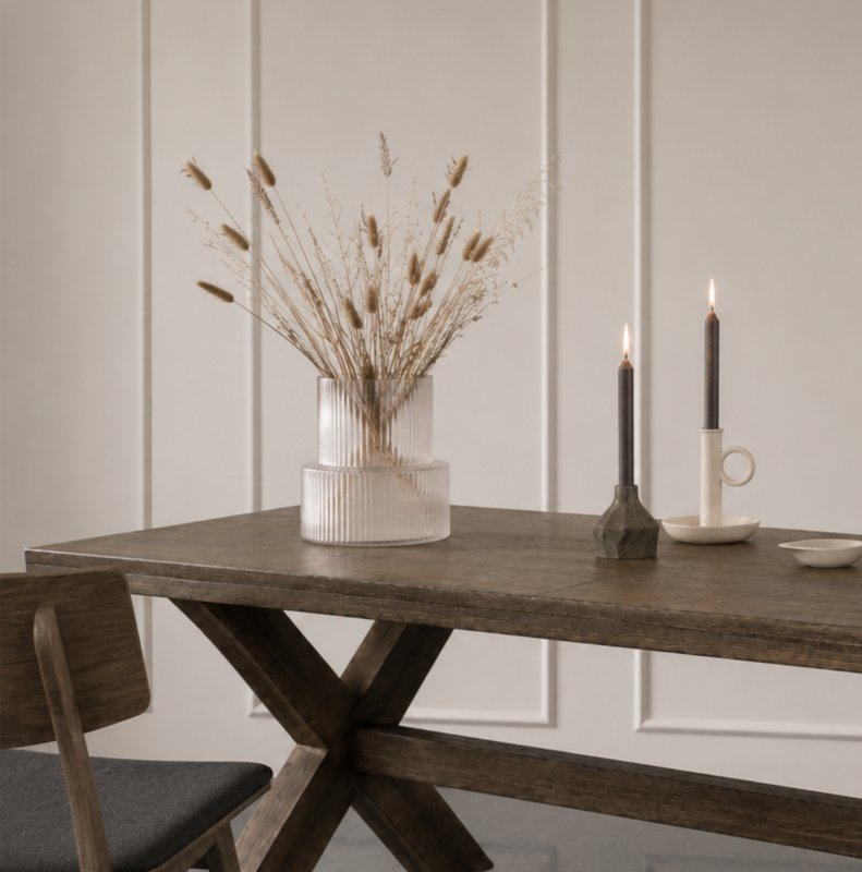 KEENS Kustom - Ancona Extending Dining Table Solid Top KEENS Kustom - Ancona Extending Dining Table Solid Top