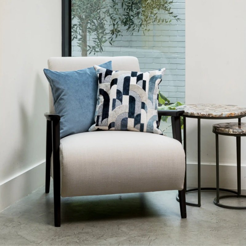 ASHTON 43X43CM BLUE ASHTON 43X43CM BLUE