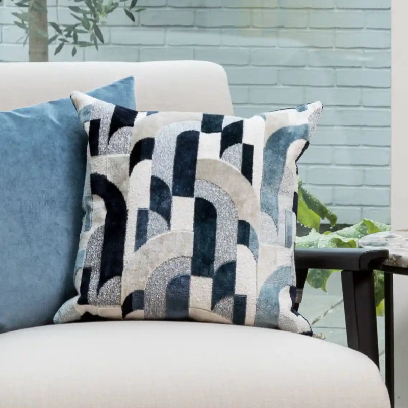 ASHTON 43X43CM BLUE ASHTON 43X43CM BLUE