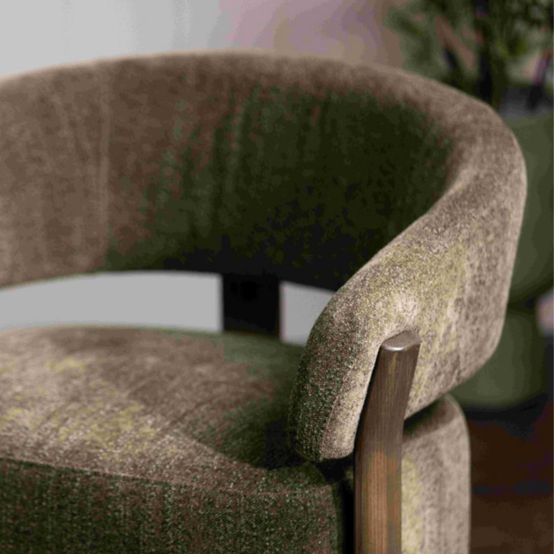 Roxy - Armchair Green Fabric Roxy - Armchair Green Fabric