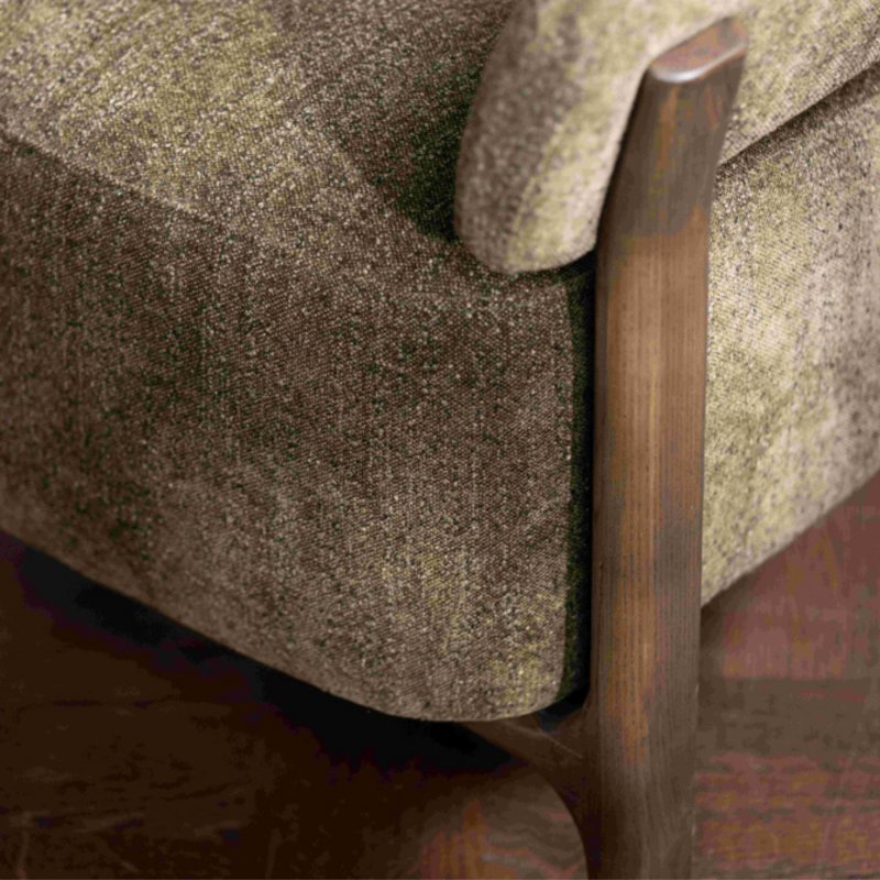 Roxy - Armchair Green Fabric Roxy - Armchair Green Fabric