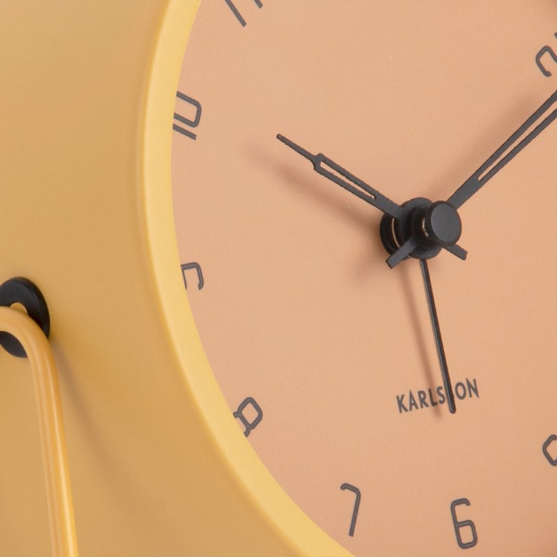 Alarm Clock Stark Iron - Matt Honey Yellow Alarm Clock Stark Iron - Matt Honey Yellow