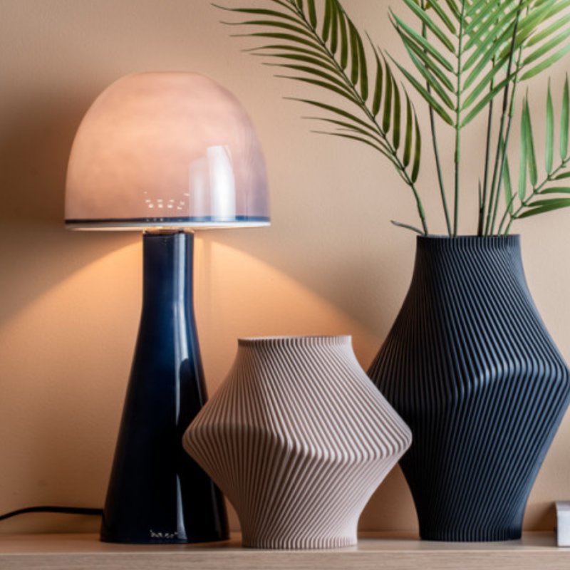 Bombin Glass Table Lamp - Classic Blue Bombin Glass Table Lamp - Classic Blue