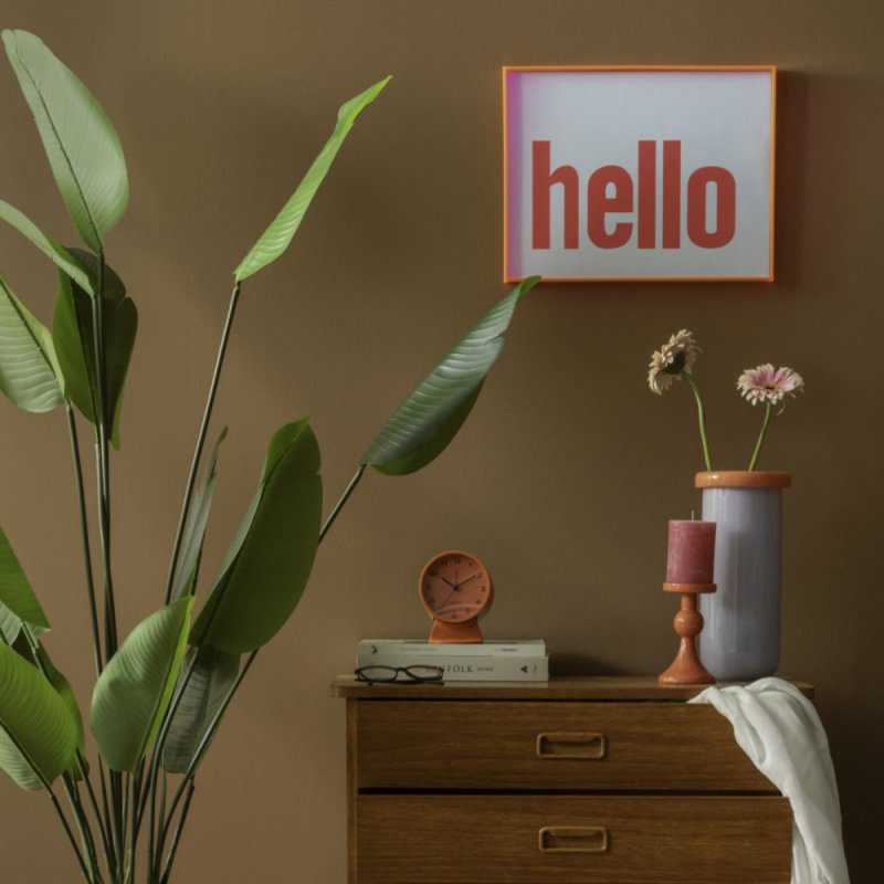 Candle Holder Funky - Small Bright Red Candle Holder Funky - Small Bright Red