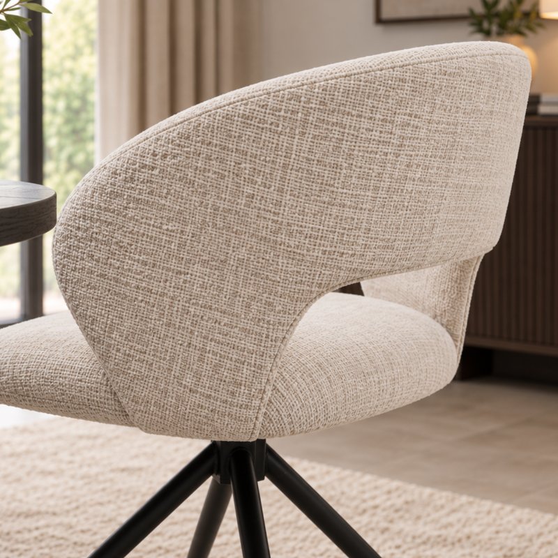 Percy - Neutral Swivel Dining Chair Percy - Neutral Swivel Dining Chair