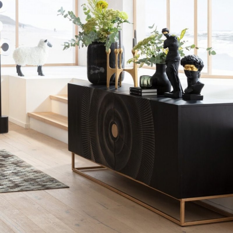 Madeira - Dark Wood Statement Sideboard Madeira - Dark Wood Statement Sideboard