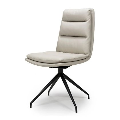 Nobel - Swivel Chair Taupe - Black Metal Legs Nobel - Swivel Chair Taupe - Black Metal Legs