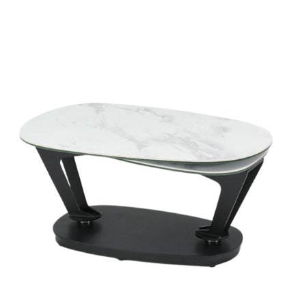 Arco - Extending Coffee Table Carrara Ceramic