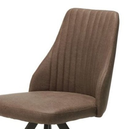 Austin - Brown Dining Chair Swivel Return