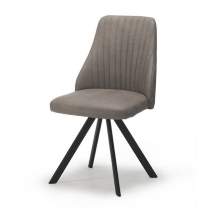 Austin - Light Grey Dining Chair Swivel Return Austin - Light Grey Dining Chair Swivel Return