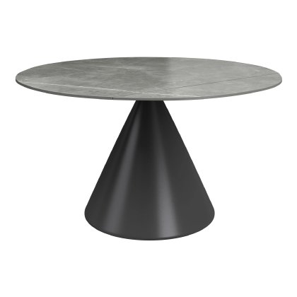 Alonso - Matt Grey Ceramic Extending Table