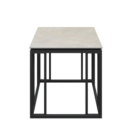 Capri - Grey Ceramic Side Table