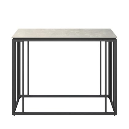 Capri - Grey Ceramic Console Table