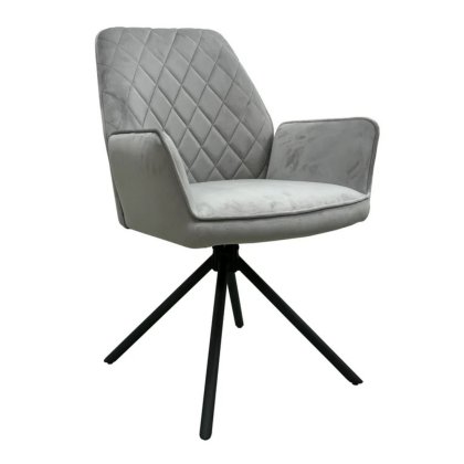 Lina - Swivel Dining Chair - Fabric