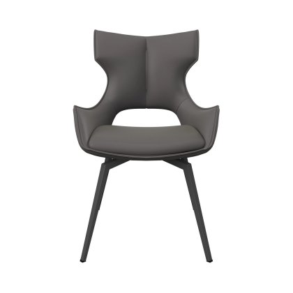 Raffaello - 180 Swivel Dining Chair Grey