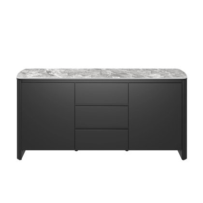 Roberto - Gloss Light Grey Ceramic Sideboard Roberto - Gloss Light Grey Ceramic Sideboard