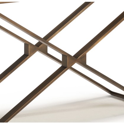 Zara - Console Table Bronze Glass/Brass Frame