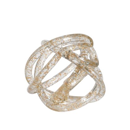 Gold Leaf Knot Ornament Gold Leaf Knot Ornament