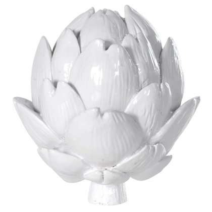White Artichoke Ornament White Artichoke Ornament