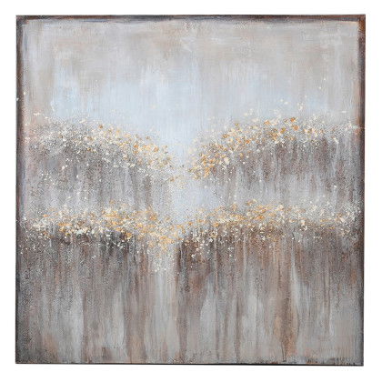 Large Grey Day Oil Painting Large Grey Day Oil Painting
