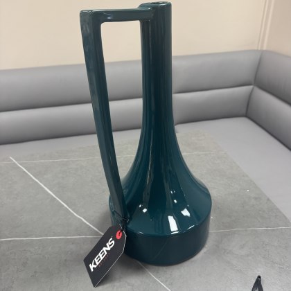 Tall Teal Square Handle Vase Tall Teal Square Handle Vase