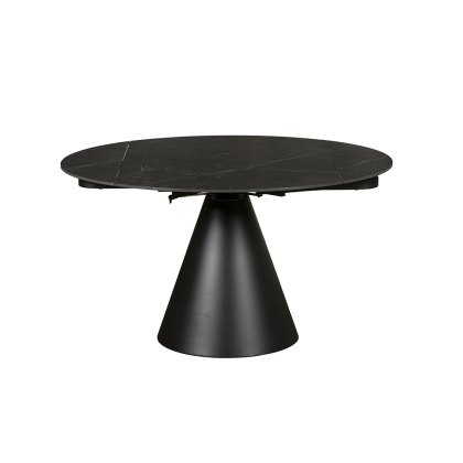 Star - Extending Round Table Black