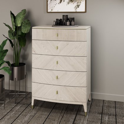 Manhattan - Tall 5 Drawer Chest