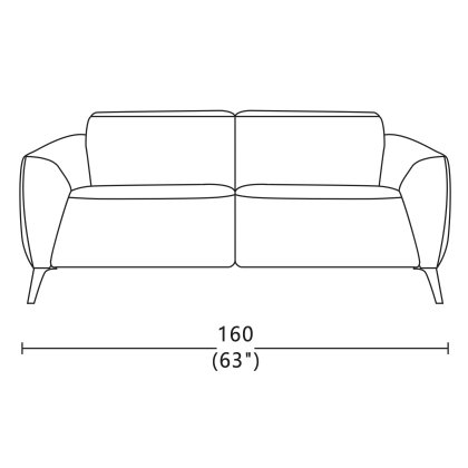 Aries 2 Seater Sofa with Electric Recliner Aries 2 Seater Sofa with Electric Recliner