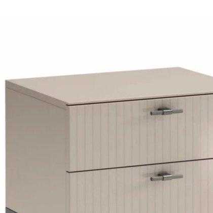 Claire Bedroom - 2 Drawer Night Stand Pearl Line Claire Bedroom - 2 Drawer Night Stand Pearl Line