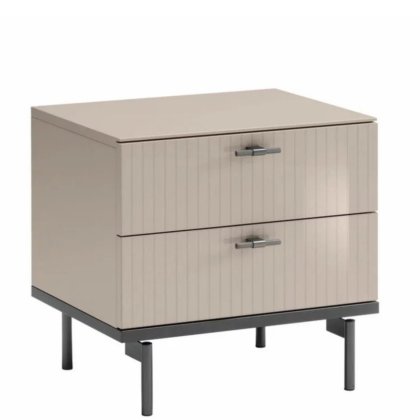 Claire Bedroom - 2 Drawer Night Stand Pearl Line Claire Bedroom - 2 Drawer Night Stand Pearl Line