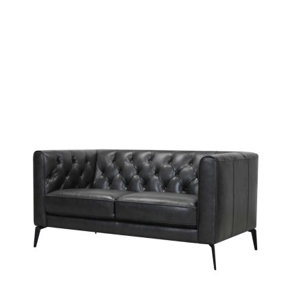 Sunset - Grey Velvet Fabric - 2 Seater Sofa Sunset - Grey Velvet Fabric - 2 Seater Sofa