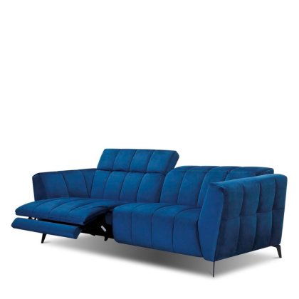 Vogue - 3 Seater Sofa Double Electric Recliner