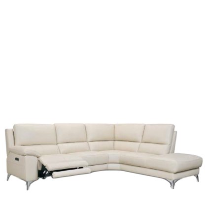 Encore - RHF Leather Cornersofa with Electric Recliner Encore - RHF Leather Cornersofa with Electric Recliner
