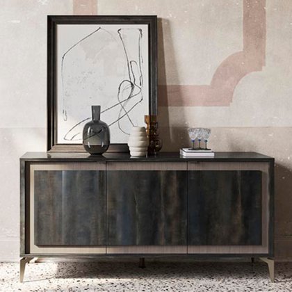 Picasso - 3 Door Buffet Sideboard with Vertical Carving