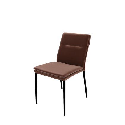 Calligaris - Carmen Large - Softer Tobacco with Matt Black Legs