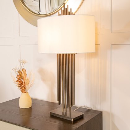 Vienna - Dark Antique Brass Table Lamp