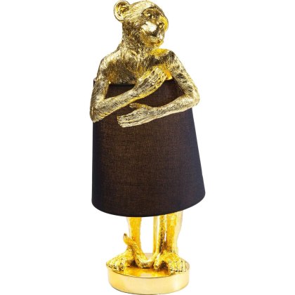 Monkey Table Lamp Gold/Black Monkey Table Lamp Gold/Black