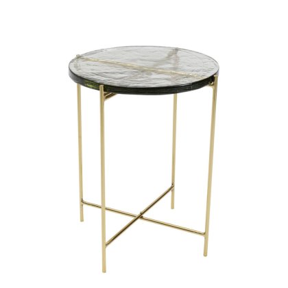 Handcrafted Glass Ice - Side Table Handcrafted Glass Ice - Side Table