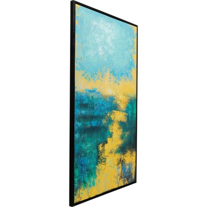 Jardin Blue - XL Canvas Picture