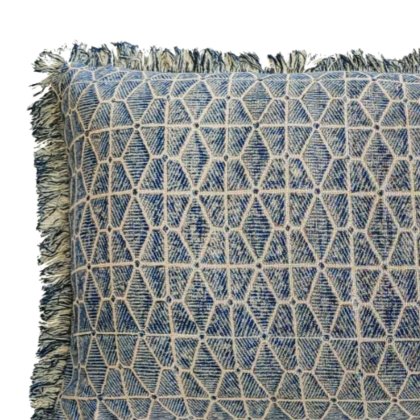 Ravi - Geo Block Print Indigo