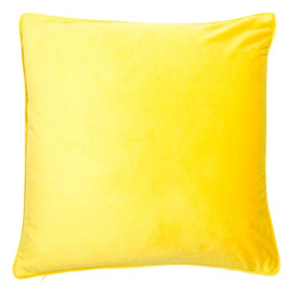 Luxe Velvet Mustard - Piped Large Cushion Luxe Velvet Mustard - Piped Large Cushion