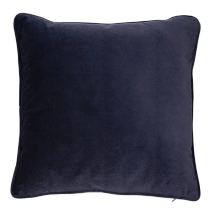 Luxe Navy - Velvet Piped Cushion Luxe Navy - Velvet Piped Cushion