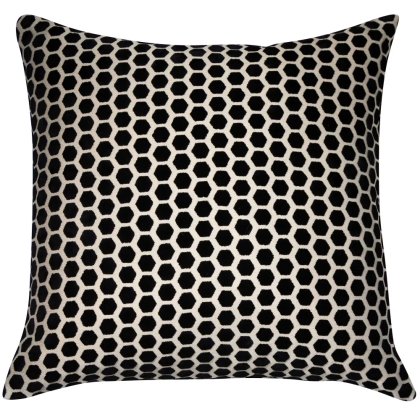 Jorvik - Small Hex Cut Velvet Black Jorvik - Small Hex Cut Velvet Black