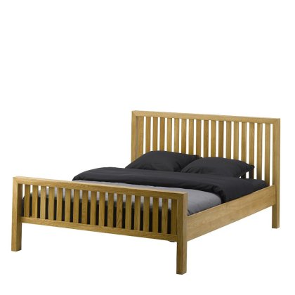 Nevada Oak - Double Bedframe (including slats) Nevada Oak - Double Bedframe (including slats)