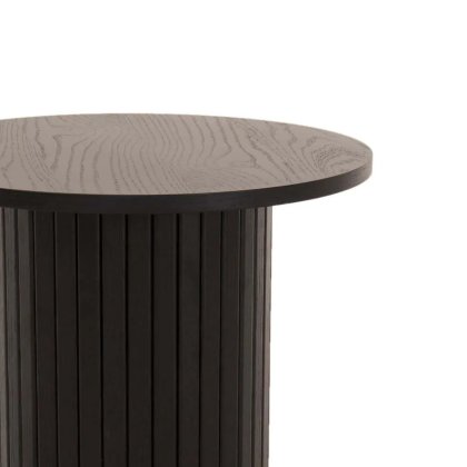 Nola - Lamp Table Black Oak