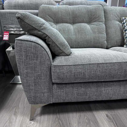 Alstons - Savannah 2 Seater Sofa - Fossil Smart Plain Fabric